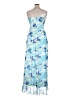 Amanda Uprichard Floral Blue Cocktail Dress Size XL - photo 2