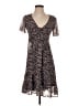 Esprit 100% Polyester Floral Black Casual Dress Size 2 - photo 1