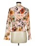 Topshop 100% Polyester Orange Long Sleeve Blouse Size 6 - photo 2
