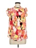 DKNY 100% Polyester Orange Sleeveless Blouse Size M - photo 1