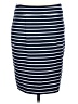 MICHAEL Michael Kors Stripes Blue Casual Skirt Size 8 - photo 1