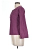 Aventura 100% Polyester Purple 3/4 Sleeve Top Size L - photo 5