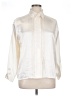 Jaclyn Smith 100% Polyester Metallic Ivory Long Sleeve Blouse Size 14 - photo 1