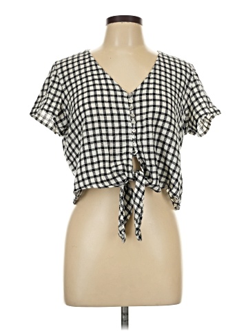 Derek Heart Short Sleeve Blouse (view 1)