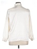 Jaclyn Smith 100% Polyester Metallic Ivory Long Sleeve Blouse Size 14 - photo 2