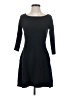 Maison Jules Solid Black Casual Dress Size S - photo 1