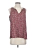 One September Red Sleeveless Blouse Size XS - photo 1