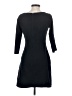 Maison Jules Solid Black Casual Dress Size S - photo 2