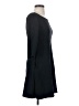 Maison Jules Solid Black Casual Dress Size S - photo 4