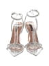 BCBGMAXAZRIA Metallic Silver Sandals Size 8 1/2 - photo 2