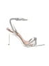 BCBGMAXAZRIA Metallic Silver Sandals Size 8 1/2 - photo 1