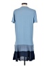 BCBGMAXAZRIA 100% Polyester Solid Color Block Blue Casual Dress Size S - photo 2