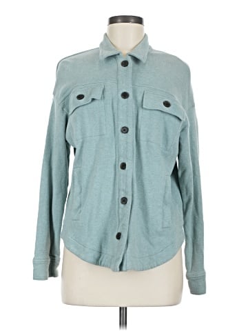 Madewell Brushed Knit Shirt-Jacket (view 1)