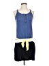 Ella Moss Color Block Blue Casual Dress Size S - photo 1