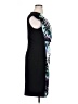 Connected Apparel Graphic Teal Cocktail Dress Size 14 - photo 4
