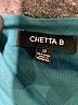 Chetta B Print Purple Cocktail Dress Size 12 - photo 7