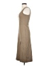 Open Edit Solid Tan Casual Dress Size S - photo 5