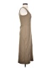 Open Edit Solid Tan Casual Dress Size S - photo 4