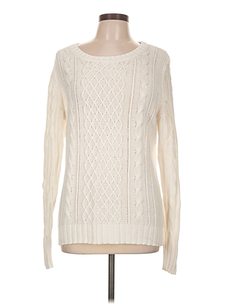 Click to view more detailed imagery on our partner's website Pre-owned Old Navy Pullover Sweater In Ivory