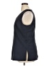 Ann Taylor Factory Blue Gray Sleeveless Blouse Size 16 - photo 5