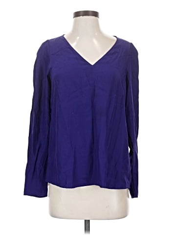 Antonio Melani Long Sleeve Silk Top (view 1)