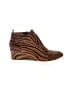 Linea Paolo 100% Leather Animal Print Brown Wedges Size 9 - photo 1