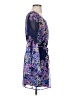 Pink Owl 100% Polyester Floral Blue Cocktail Dress Size S - photo 4