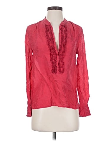 Amanda Uprichard Long Sleeve Blouse (view 1)