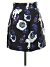 J.Crew 100% Polyester Graphic Purple Casual Skirt Size 2 - photo 1