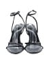 Alexander Wang Silver Black Sandals Size EU 37 1/2 - photo 2