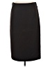 Express Solid Brown Black Formal Skirt Size 6 - photo 1