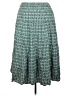 Max Studio 100% Rayon Print Green Casual Skirt Size XXL - photo 2