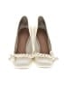 Tory Burch 100% Leather Ivory Heels Size 9 1/2 - photo 2