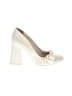 Tory Burch 100% Leather Ivory Heels Size 9 1/2 - photo 1