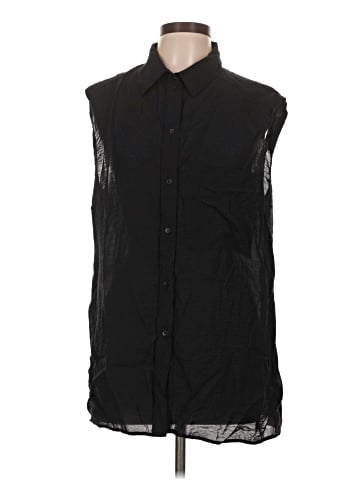 H&M Sleeveless Button-Down Shirt (view 1)