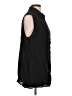 H&M Black Sleeveless Button-Down Shirt Size L - photo 4