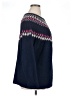 Croft & Barrow Chevron-herringbone Blue Pullover Sweater Size 1X - photo 4
