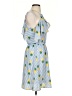 Staccato 100% Polyester Print Blue Casual Dress Size S - photo 4
