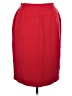 Kasper 100% Silk Solid Red Silk Skirt Size 16 - photo 1