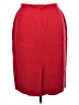 Kasper 100% Silk Solid Red Silk Skirt Size 16 - photo 2