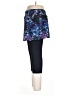 Skirt Sports Print Blue Black Active Skort Size L - photo 5
