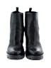 Antonio Melani 100% Leather Black Ankle Boots Size 8 1/2 - photo 2