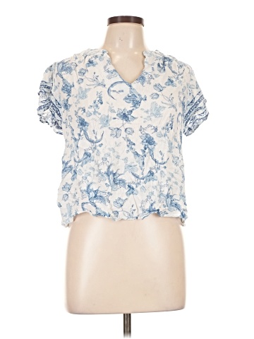 Laura Ashley Short Sleeve Blouse (view 1)
