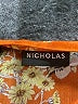 Nicholas 100% Silk Orange Long Sleeve Silk Top Size 4 - photo 7