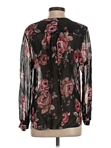 Joie Long Sleeve Silk Top (view 2)
