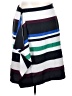 Lane Bryant Stripes Black Casual Skirt Size 24 - photo 1