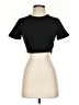 A.L.C. 100% Cotton Black Short Sleeve Top Size XS - photo 1