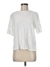CeCe 100% Cotton White Short Sleeve Top Size M - photo 1