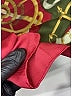 Hermès Burgundy Silk Eperon d'Or Scarf 90 One size - photo 6