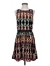 Under Skies 100% Polyester Argyle Black Cocktail Dress Size S - photo 1